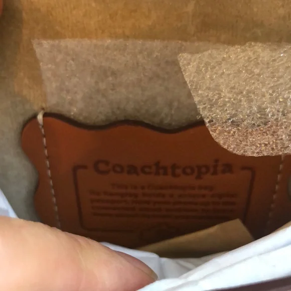 COACH Mini Wavy Dinky COACHTOPIA Leather - Picture 5 of 14